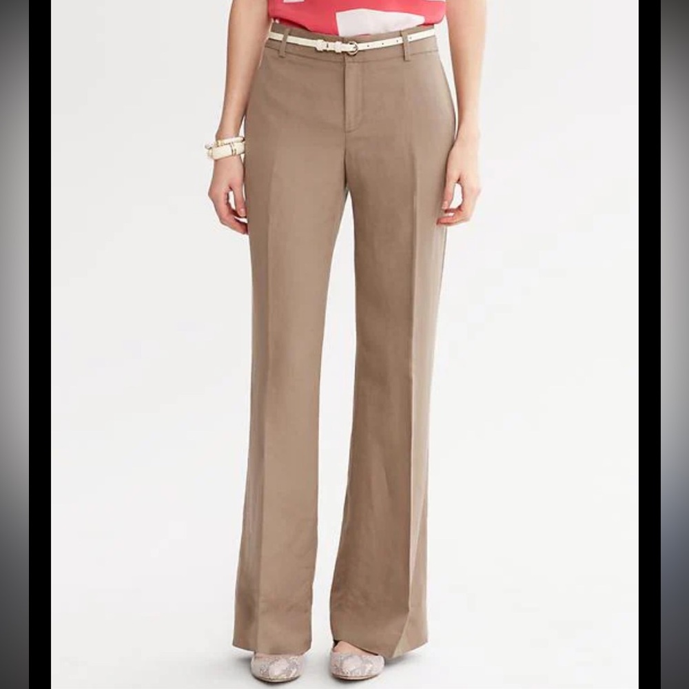 Banana Republic Women's Brown Wide-Leg Pants